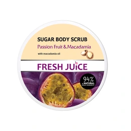 Сахарный скраб для тела Fresh Juice Passion Fruit & Macadamia, 225 мл - Сүрөт 1