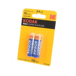 Батарейка Kodak Max LR6-2BL 1.5 V AA, 2 шт - Сүрөт 1