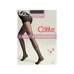Колготки женские Conte Elegant active soft, shade, 40 ден, размер 3 - Сүрөт 1