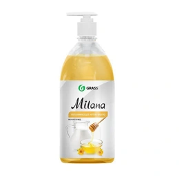 Жидкое крем-мыло Milana Молоко, 1 л - Сүрөт 1
