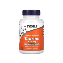 Таурин Now Taurine 1000 мг, 100 капсул - Сүрөт 1