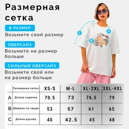 Футболка оверсайз унисекс “I’m OK”, белая - Сүрөт 3