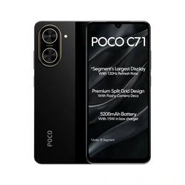 Poco C71 3/64 ГБ черный - Сүрөт 1