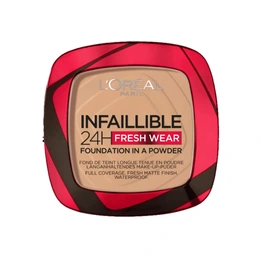 Пудра матирующая тональная L'Oreal Paris Infaillible 24H Fresh Wear, Тон 140 золотисто-бежевый, 9 г - Сүрөт 1