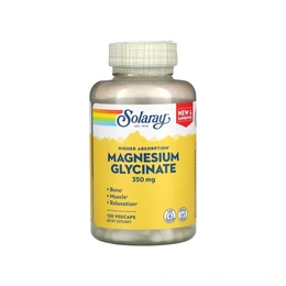 Добавка Solaray Magnesium Glycinate, 120 капсул - Сүрөт 1