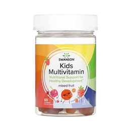 Жевательные таблетки Swanson Kids Multivitamin, 60 таблеток - Сүрөт 1