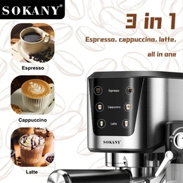 Кофемашина Sokany SK-04027 - Сүрөт 2
