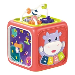 Развивающий игровой центр Activity Cube 6 в 1, красный - Сүрөт 1
