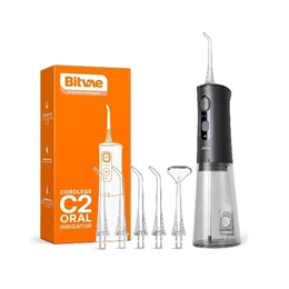 Портативный ирригатор Bitvae С2 Water Flosser, черный - Сүрөт 1