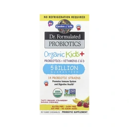 Пробиотик Dr. Formulated Organic Kids+ Probiotics, 30 таблеток - Сүрөт 1