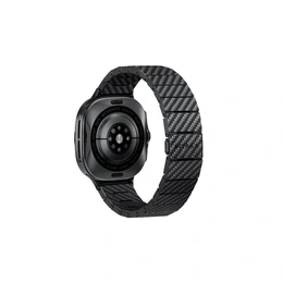 Ремешок Sotel Pitaka Aramid & Carbon Fiber Galaxy Watch Ultra (Retro Black/Hray Twin) - Сүрөт 1