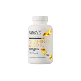Витамин D3 OstroVit Vitamin D3 2000, 60 капсул - Сүрөт 1