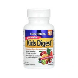 Жевательные ферменты для детей Kids Digest Enzymedica, 60 таблеток - Сүрөт 1