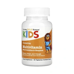 Мультивитаминный комплекс California Gold Nutrition Multi with Probiotic, 60 таблеток - Сүрөт 1