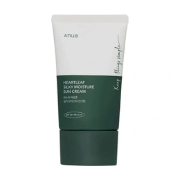 Солнцезащитный крем с хауттюйнией Anua Heartleaf Silky Moisture Sun Cream SPF50+PA+++, 50 мл - Сүрөт 1
