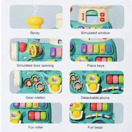 Детские музыкальные ходунки каталка с сортером - Сүрөт 3