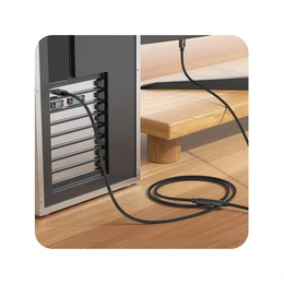 Кабель Hoco US13 HDTV to HDTV HD extension data cable (Black) - Сүрөт 4