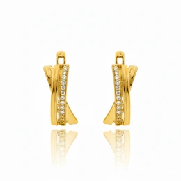 Серьги в красном золоте 585, 2,78 грамм - Сүрөт 1