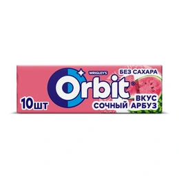 Жевательная резинка Orbit Сочный арбуз, 13,6 г - Сүрөт 1