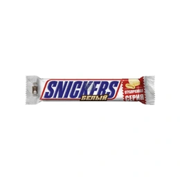 Батончик Snickers Белый, 81 г - Изображение 1