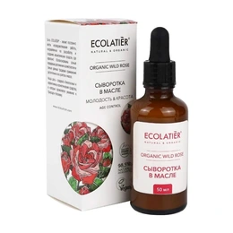 Сыворотка в масле для лица Ecolatier Organic Wild Rose Молодость и красота, 50 мл - Сүрөт 1