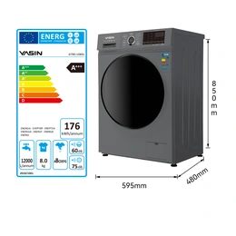 Стиральная машина Yasin GT80-1080L 8 кг - Сүрөт 2