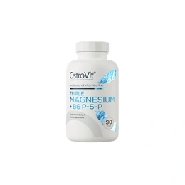 Тройной магний + B6 OstroVit Triple Magnesium + B6 P-5-P, 90 капсул - Сүрөт 1