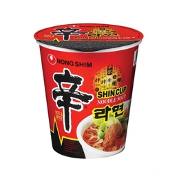 Лапша быстрого приготовления Shin маленький стакан Nongshim, 68 г - Сүрөт 1
