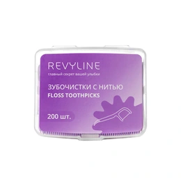 Зубочистка с нитью, флосстик Revyline, 200 шт. - Сүрөт 1