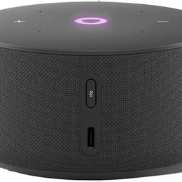 Умная колонка Яндекс Станция Мини 3 с часами, черный - Сүрөт 3