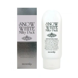 Отбеливающая маска Secret Key Snow White Milky Pack, 200 г - Сүрөт 1