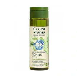 Тоник для лица Green Mama успокаивающий для кожи с морскими водорослями, 200 мл - Сүрөт 1