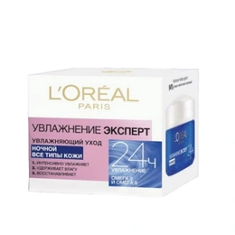 Ночной крем для лица L'oreal Paris увлажнение эксперт, 50 мл - Изображение 1