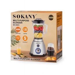 Блендер с кофемолкой Sokany SK-03031 - Сүрөт 2