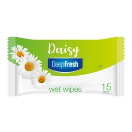 Влажные салфетки Daisy Deep Fresh, 15 шт - Сүрөт 1