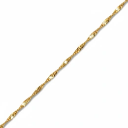 Цепь в желтом золоте, вес 1,22 г, длина 50 см - Сүрөт 2