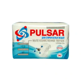 Мыло хозяйственное отбеливающее Pulsar, 180 г - Сүрөт 1