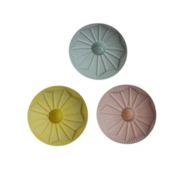 Подсвечник гипсовый цвет ассорти, 3 шт - Сүрөт 1