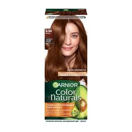 Краска для волос Оттенок 5.34 Корица Garnier Color Naturals, 110 мл - Сүрөт 1