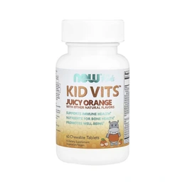 Витамины для детей со вкусом апельсина Kid Vits Now Foods, 60 таблеток - Сүрөт 1