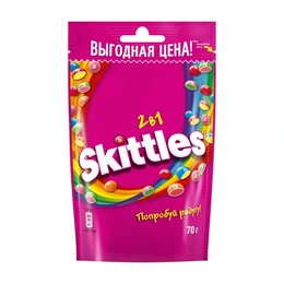 Драже Skittles 2 в 1, 70 г - Сүрөт 1