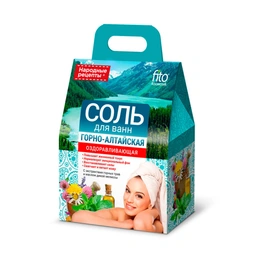 Соль для ванны Народные рецепты Горно-алтайская оздоравливающая, 500 г - Сүрөт 1