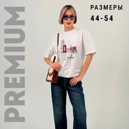 Футболка базоваяe унисекс "Британская Классика Лондонский стиль", белая - Сүрөт 2