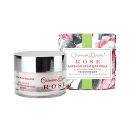 Увлажняющий дневной крем для сухой и чувствительной кожи лица Crimean Queen Rose, 50 г - Сүрөт 1