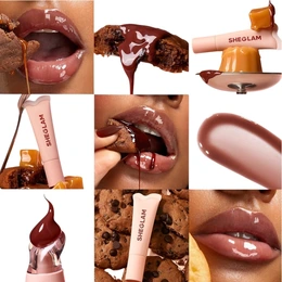 Бальзам для губ Sheglam Crystal Glaze Moisturizing Lip Care Lip Care, тон Cocoa Cookie, 10 мл - Сүрөт 2