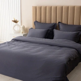 Комплект постельного белья Organic Charcoal 300 TC - Сүрөт 3