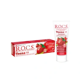 Зубная паста R.O.C.S. Teens аромат знойного лета со вкусом земляники - Сүрөт 1