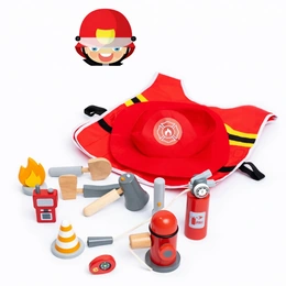 Деревянный набор юного пожарника - Сүрөт 1