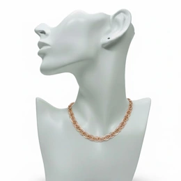 Цепь в красном золоте 585, вес 6,99 г, длина 55 см - Сүрөт 1