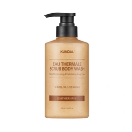 Гель для душа Kundal Thermale Scrub Body Leather Iris, 500 мл - Сүрөт 1